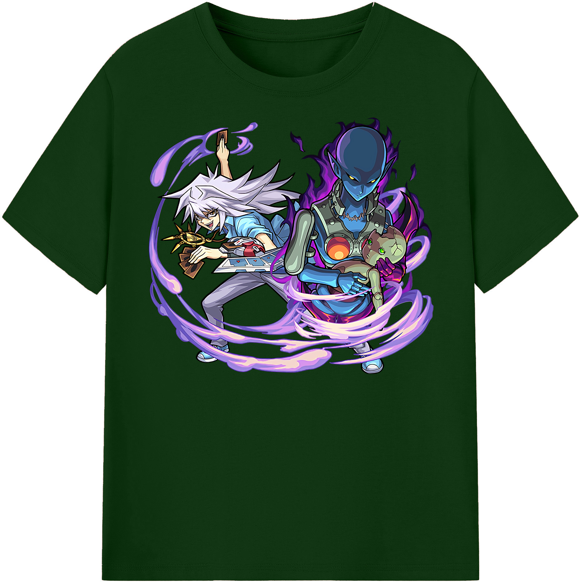 （画像用） 遊☆戯☆王 Yu-Gi-Oh! 綿100％半袖Tシャツ（フロントプリント）